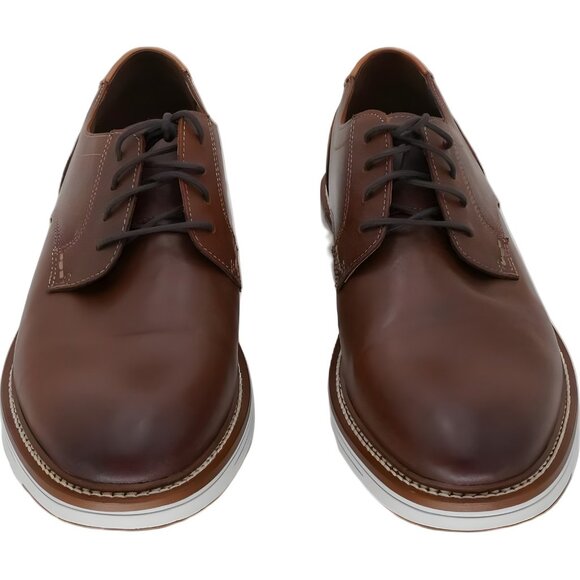 Johnston Murphy Hodges Plain Toe Full Grain Dress Shoe Tan US 11.5 EU 45 main image 4